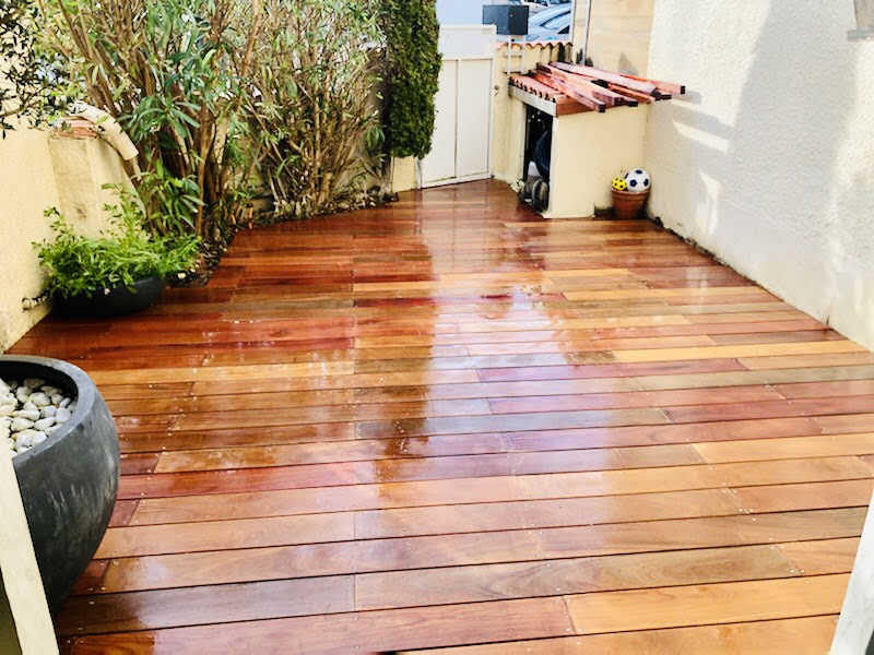 Terrasse bois — chantier10