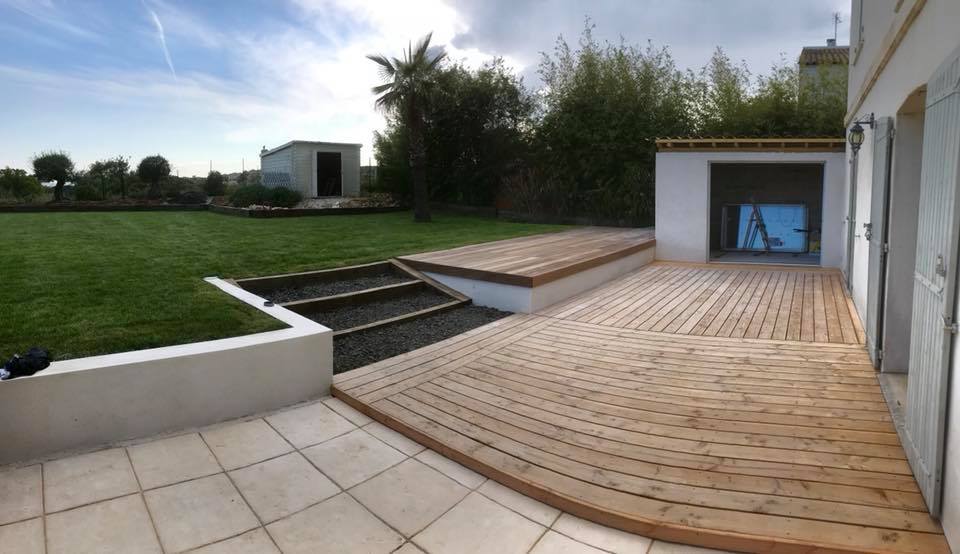 Terrasse bois — chantier8